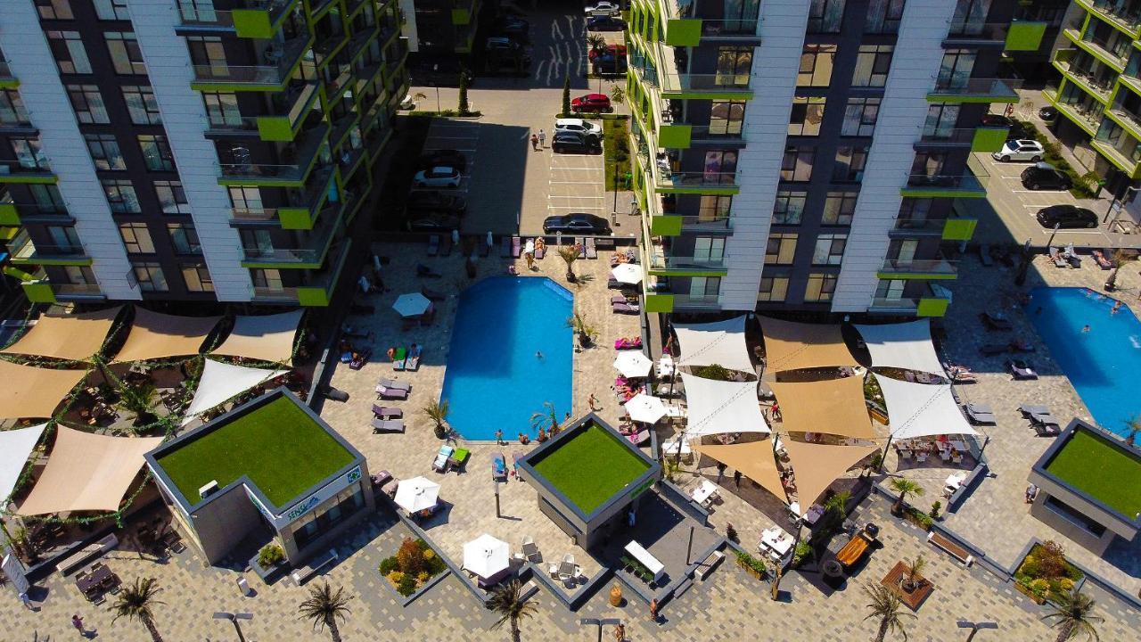Dava Aparthotel Pool & Spa Mamaia Nord Năvodari Buitenkant foto